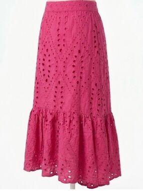 Banana Republic pink high low skirt 6p gorgeous!